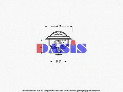 AKS DASIS 750936n -  Термостат, охлаждающая жидкость